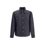 Veste Moncler en polyamide bleu