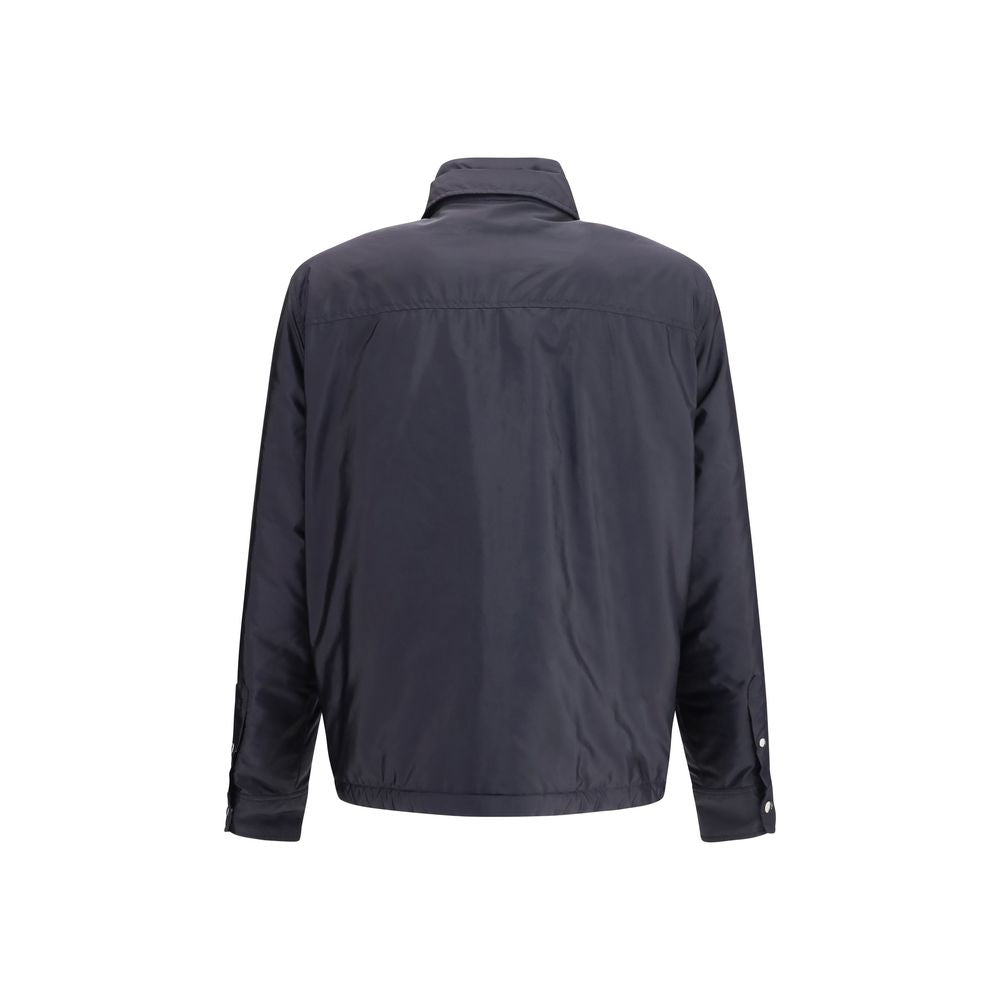Veste Moncler en polyamide bleu