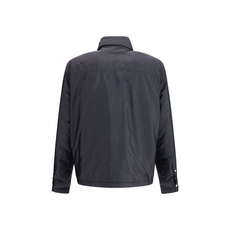 Moncler Blue Polyamide Shell Jacket