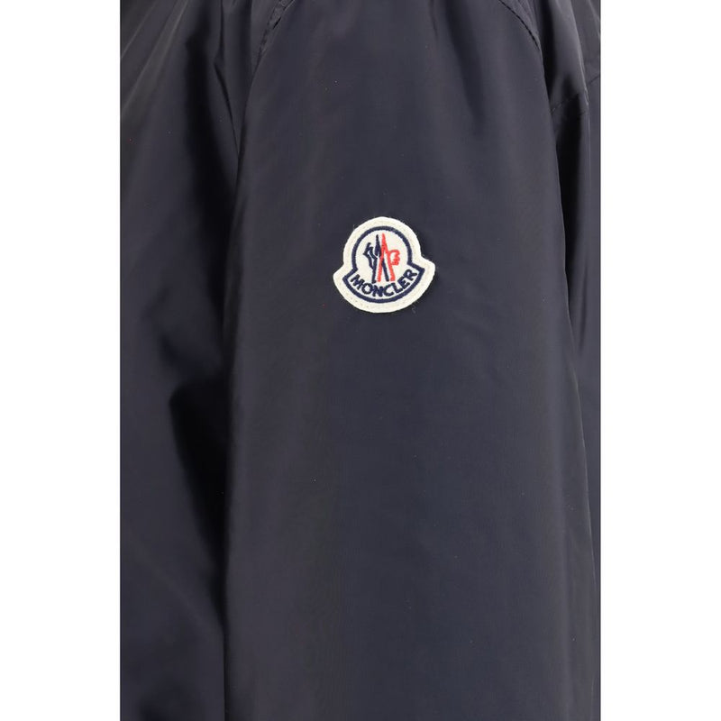 Moncler Blue Polyamide Shell Jacket