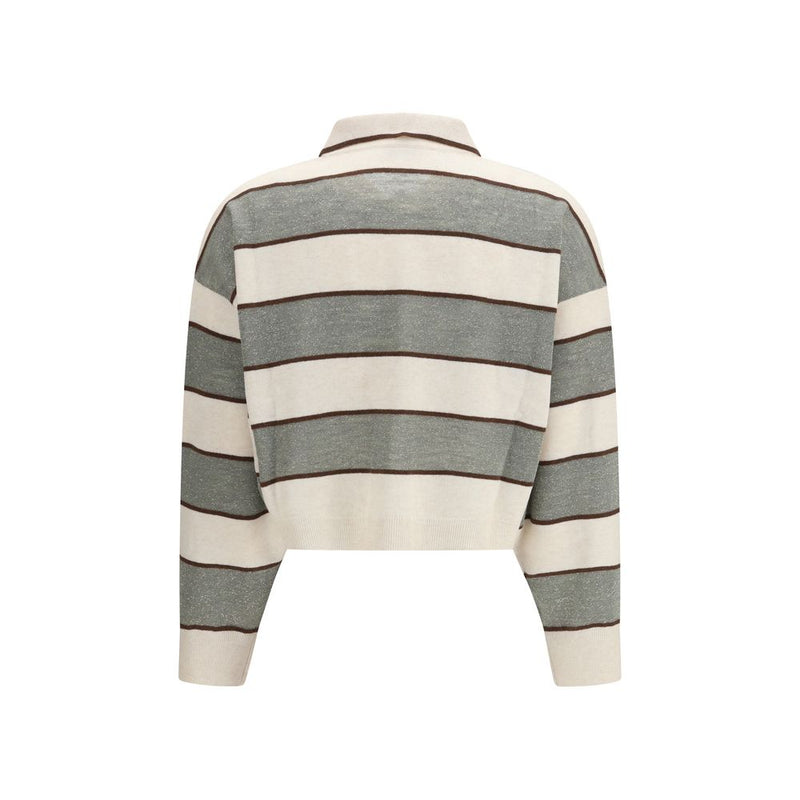 Brunello Cucinelli Multicolor Wool Oves Aries T-Shirt