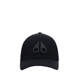 Casquette noire en coton Moose Knuckles (Casquette de baseball)