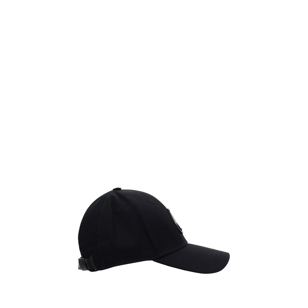 Casquette noire en coton Moose Knuckles (Casquette de baseball)