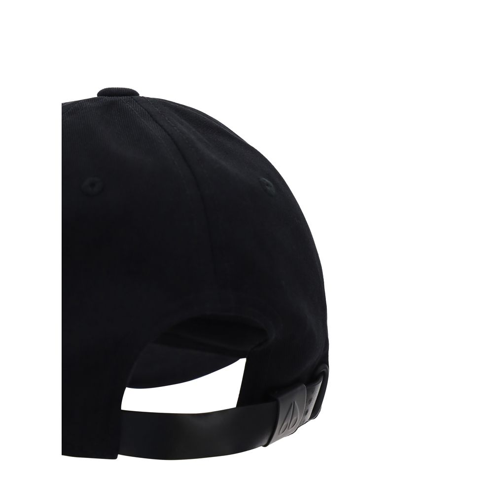Casquette noire en coton Moose Knuckles (Casquette de baseball)