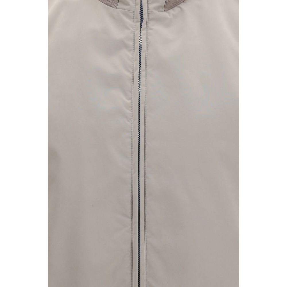 Brunello Cucinelli Gilet Sans Manches en Polyester Gris