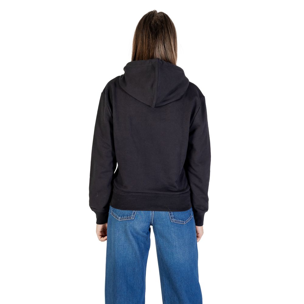 Sweat à capuche Calvin Klein Jeans en coton noir