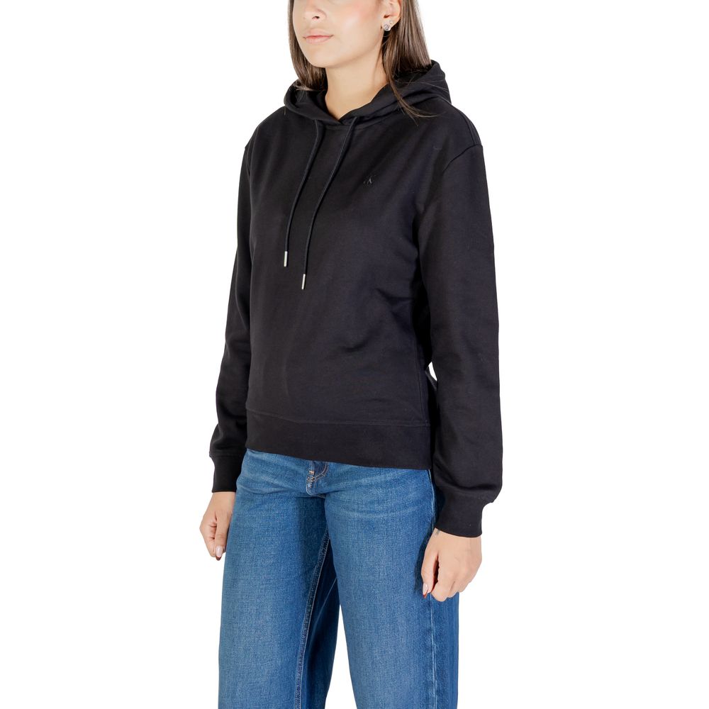 Sweat à capuche Calvin Klein Jeans en coton noir