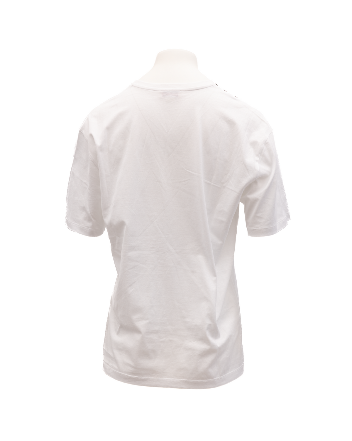 T-shirt imprimé en coton blanc Alexander McQueen