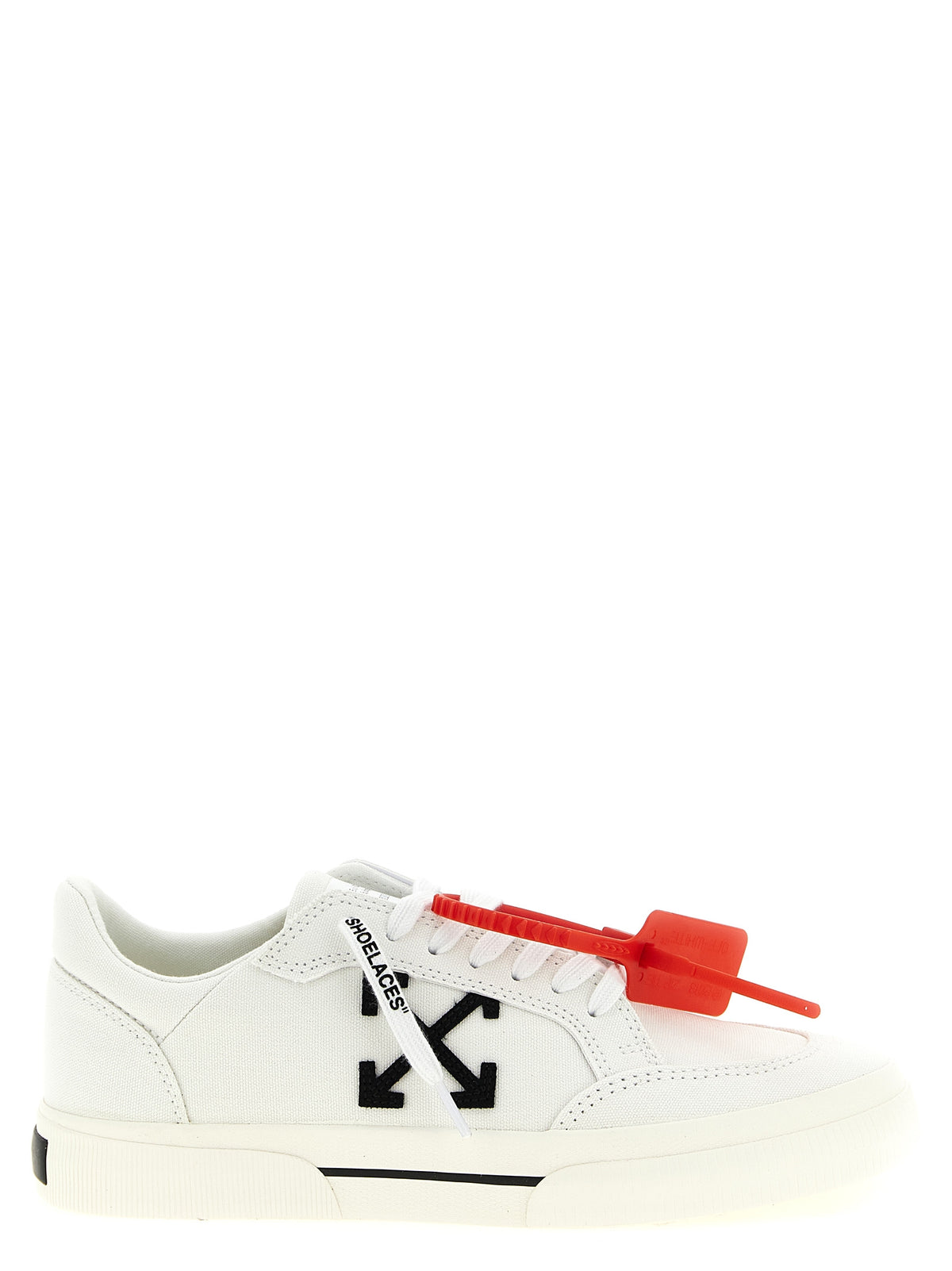 Baskets basses bicolores en coton Off-White