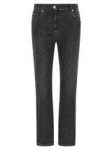 Jean slim en coton gris Brunello Cucinelli