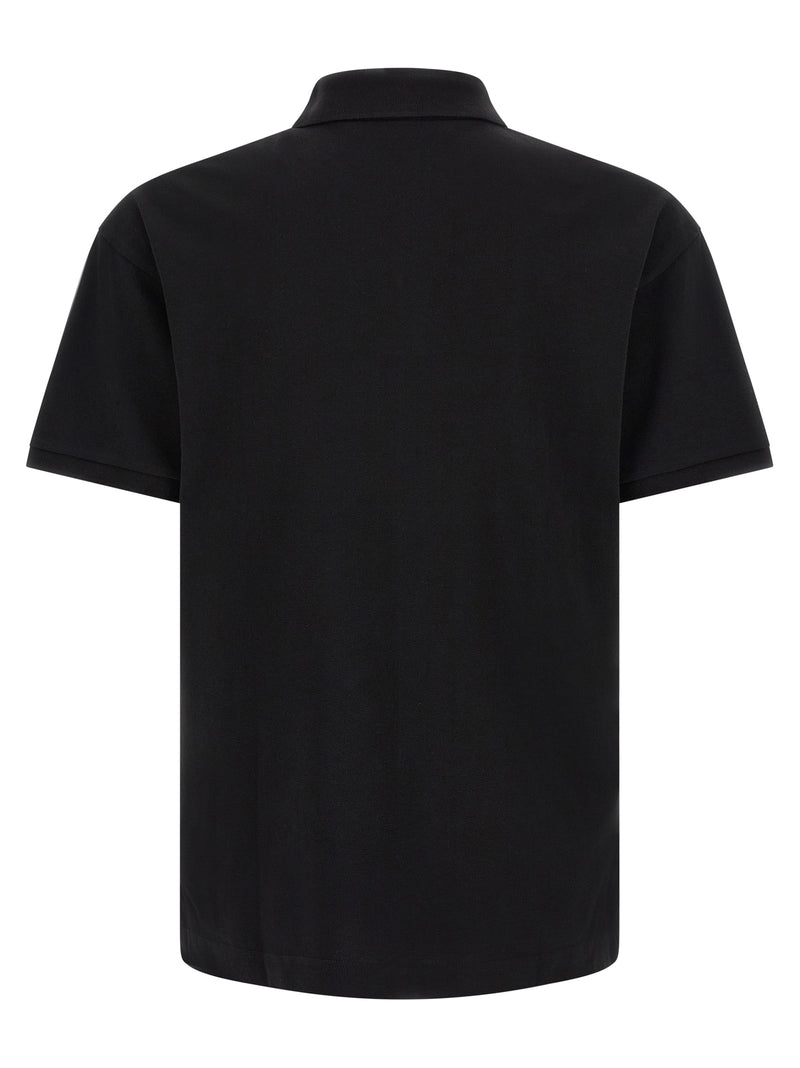 Palm Angels Black Cotton Polo Shirt