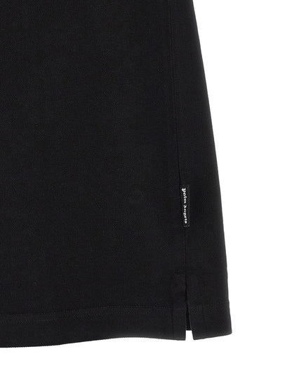 Palm Angels Black Cotton Polo Shirt