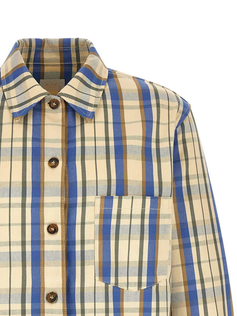 A.P.C. Bicolor Cotton Blouse