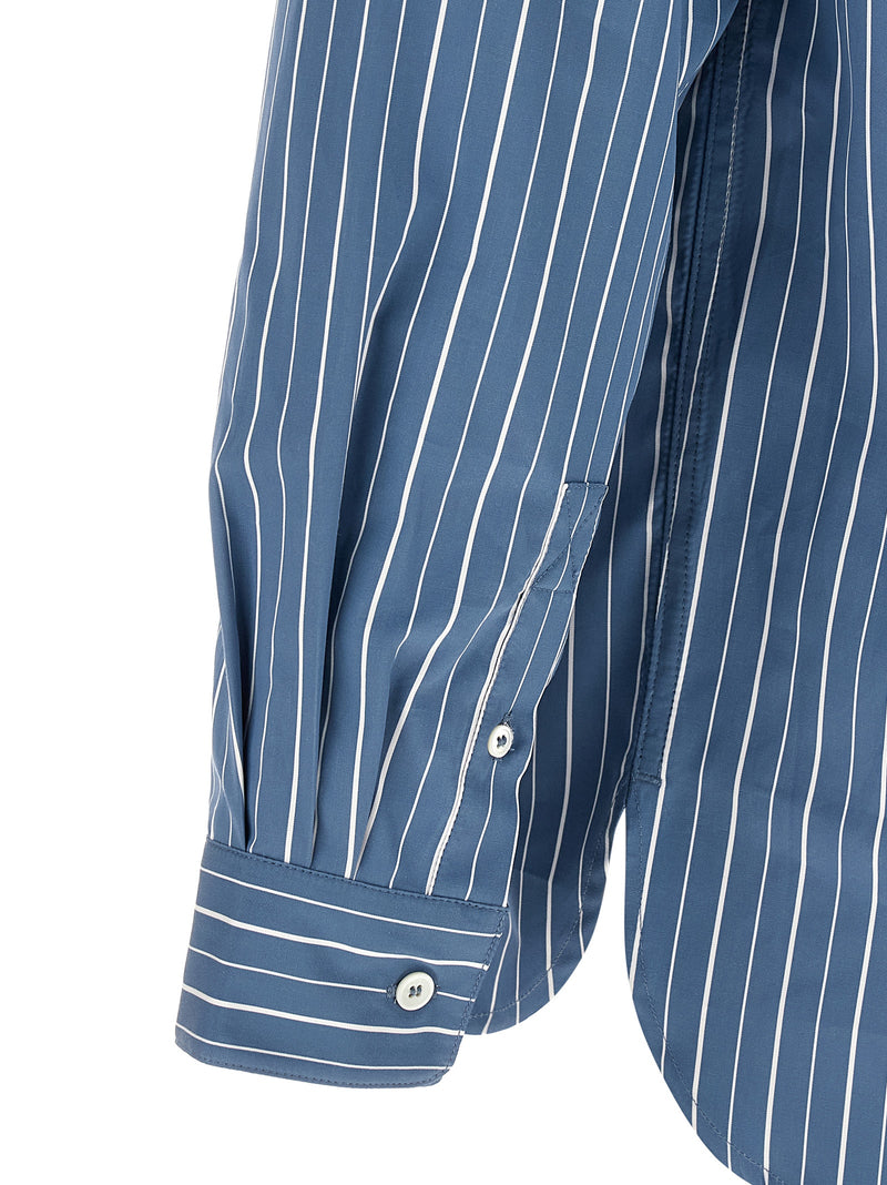 A.P.C. Blue Cotton Blouse