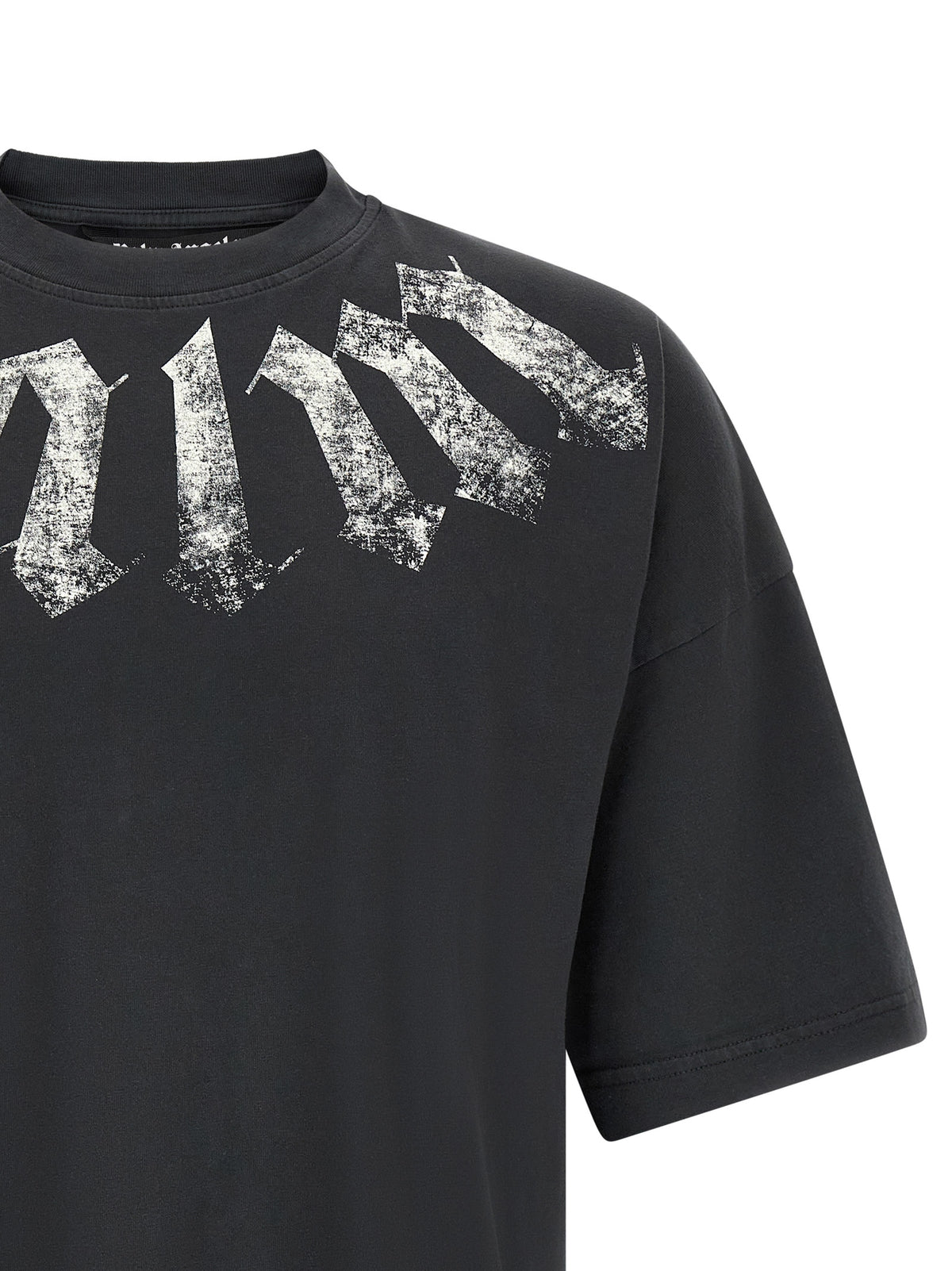 T-shirt en coton noir Palm Angels
