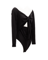 Top en coton noir et blanc Alexander McQueen