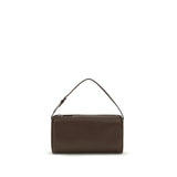 Le sac à bandoulière The Row en cuir de veau marron Bos Taurus