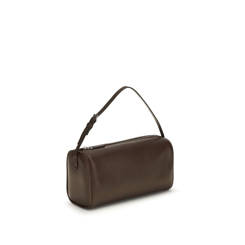 The Row Brown Calf Leather Bos Taurus Shoulder Bag