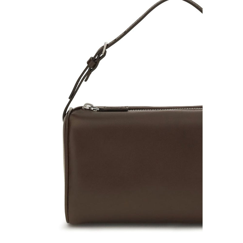 The Row Brown Calf Leather Bos Taurus Shoulder Bag