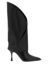 Cuissardes Balmain en cuir de veau noir