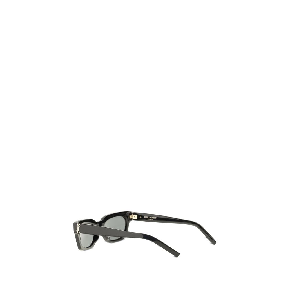 Lunettes de soleil Saint Laurent noires en acétate