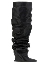 Balmain Black Calfskin Over The Knee