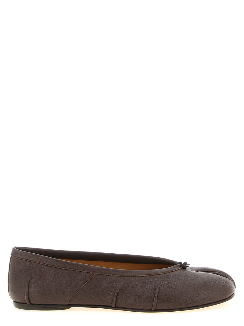 Maison Margiela Brown Lamb Leather Ballet Flats