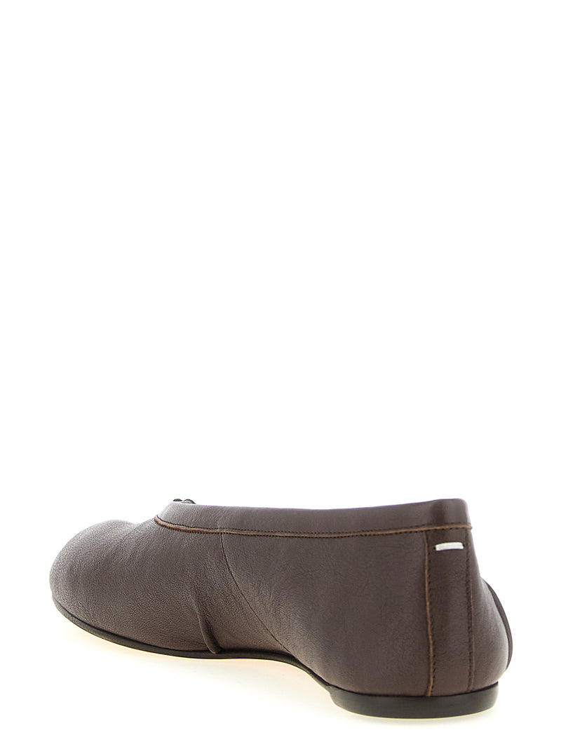 Maison Margiela Brown Lamb Leather Ballet Flats