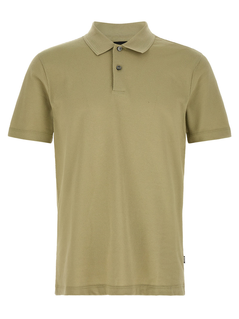 Hugo Boss Beige Cotton Polo Shirt