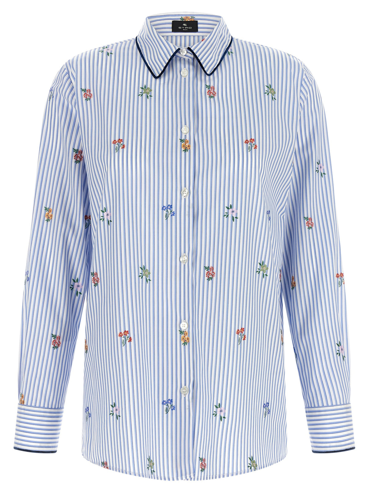Chemisier Etro en coton bleu