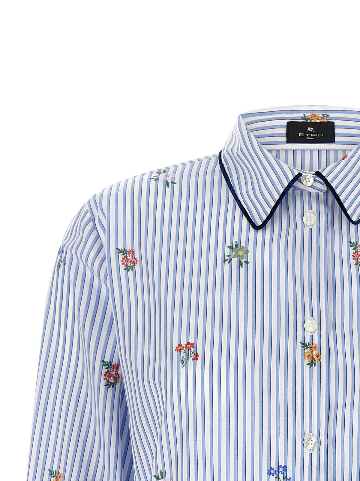 Chemisier Etro en coton bleu