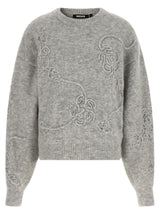 Cardigan en laine gris ROTATE BIRGER CHRISTENSEN