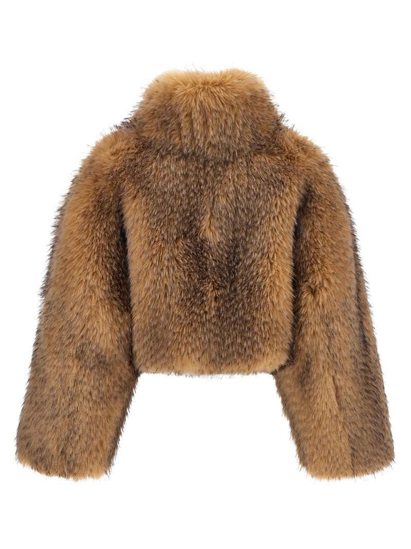 ROTATE BIRGER CHRISTENSEN Beige Polyester Coat