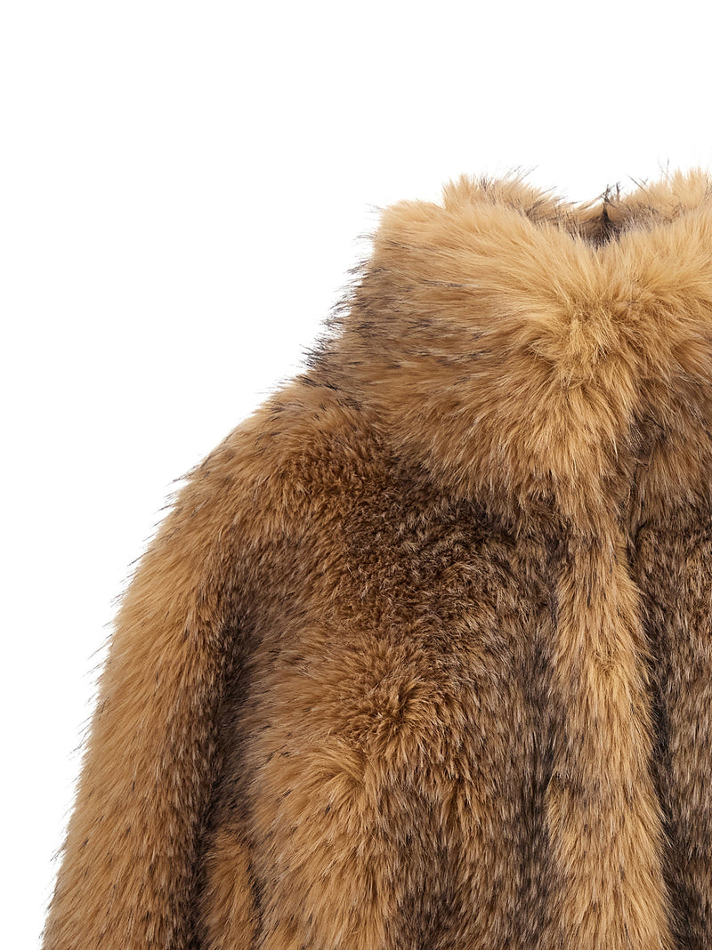 ROTATE BIRGER CHRISTENSEN Beige Polyester Coat