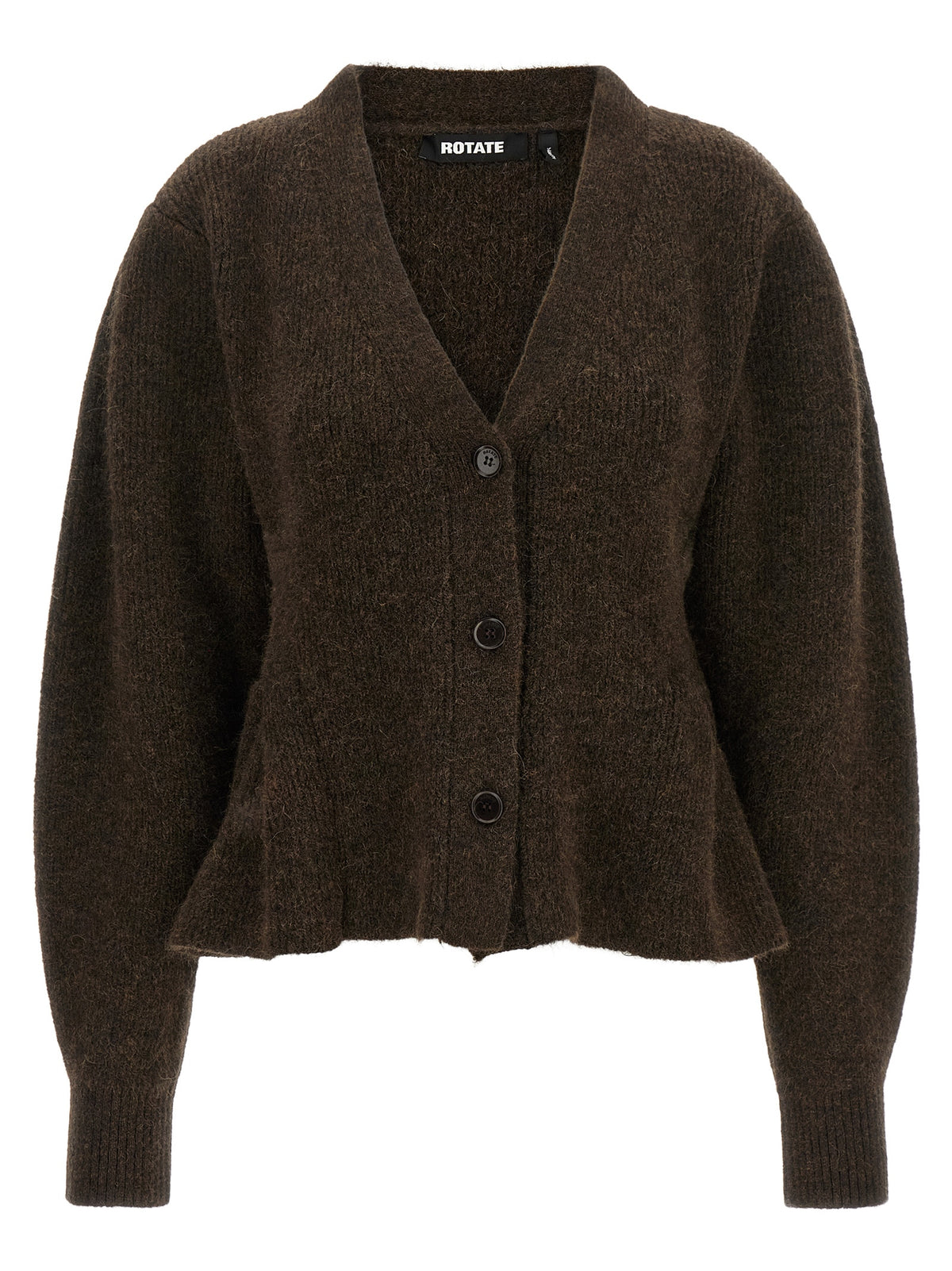 Gilet en laine marron ROTATE BIRGER CHRISTENSEN