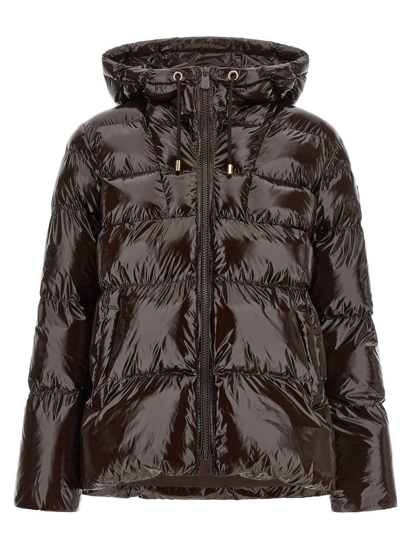 PINKO Brown Polyamide Full-Length Jacket