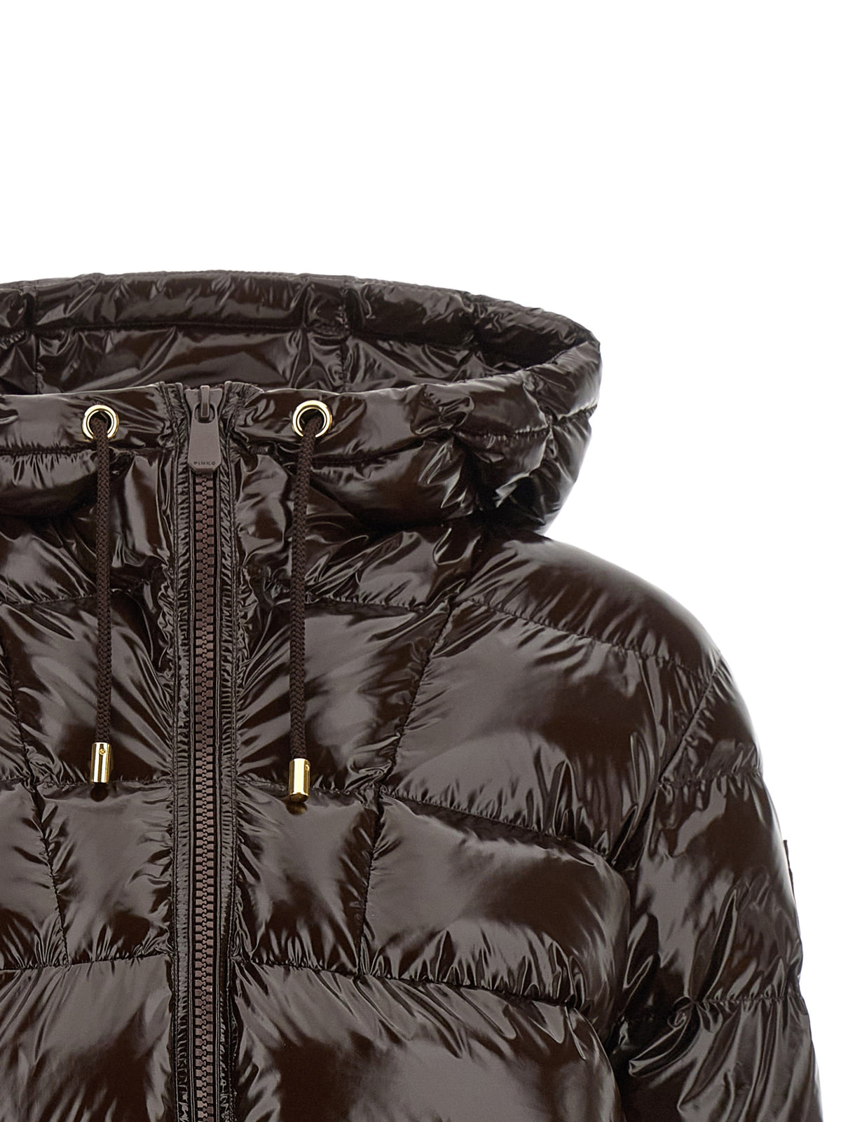 Veste longue PINKO en polyamide marron