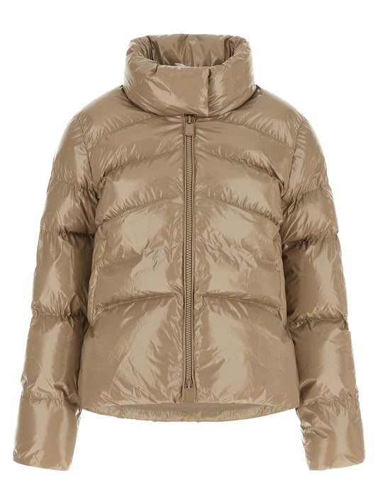 PINKO Beige Polyamide Full-Length Jacket
