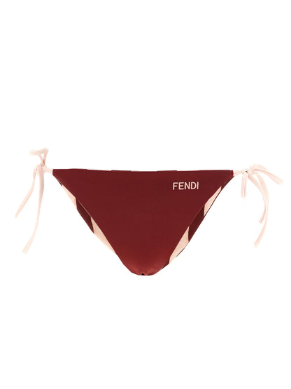 Fendi Bordeaux Polyester Bikini