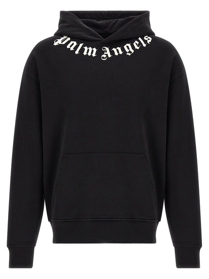 Palm Angels Black Cotton Sweatshirt