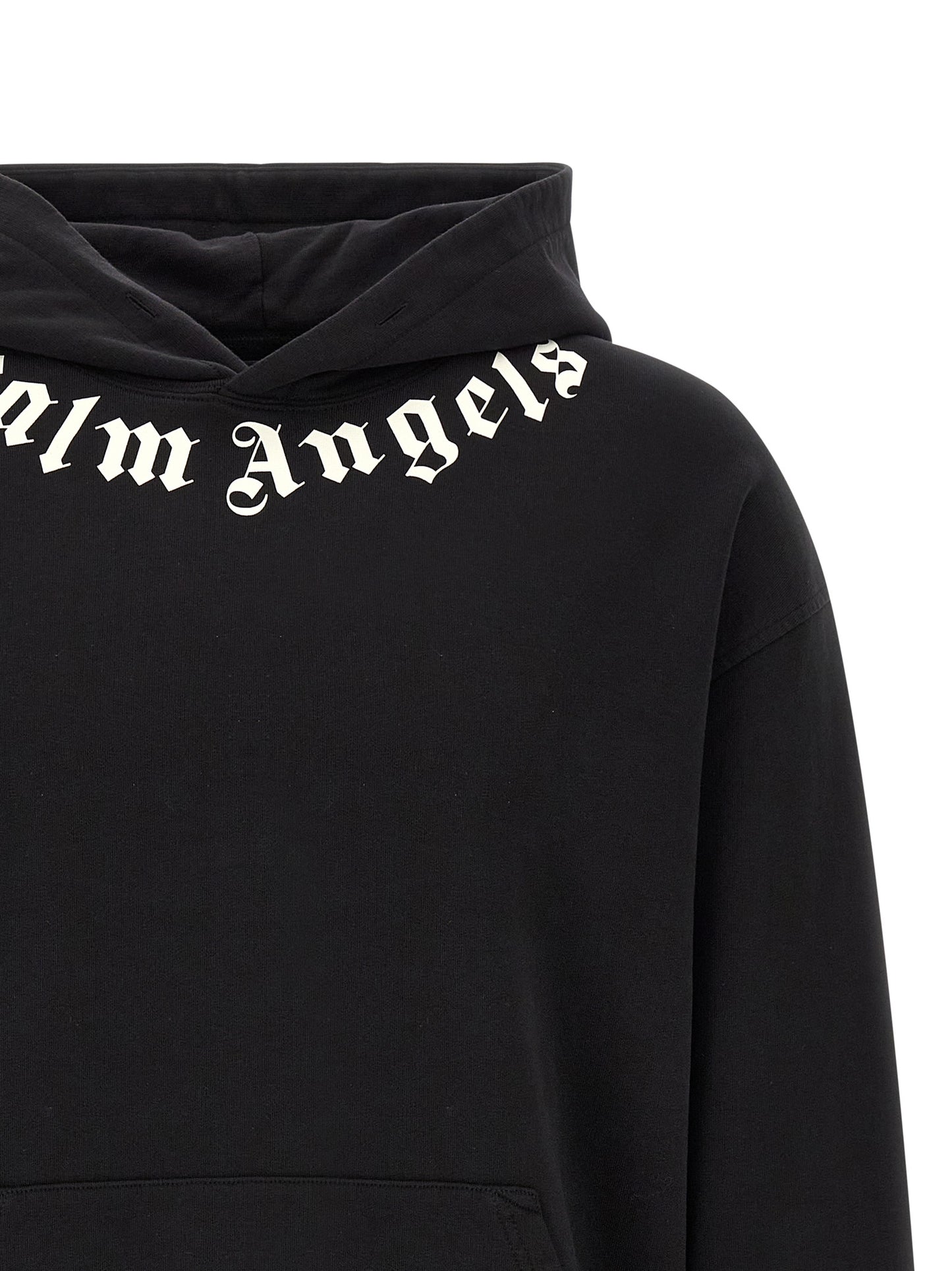 Palm Angels Black Cotton Sweatshirt
