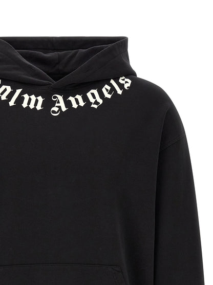 Palm Angels Black Cotton Sweatshirt