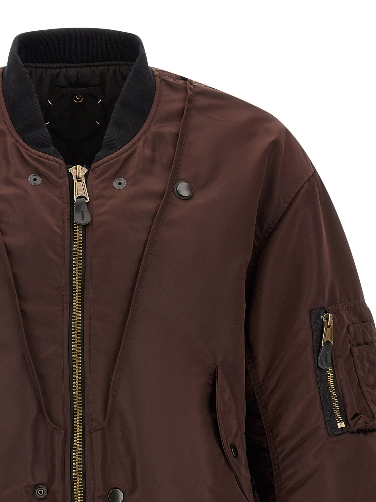 Bomber en polyamide multicolore Maison Margiela