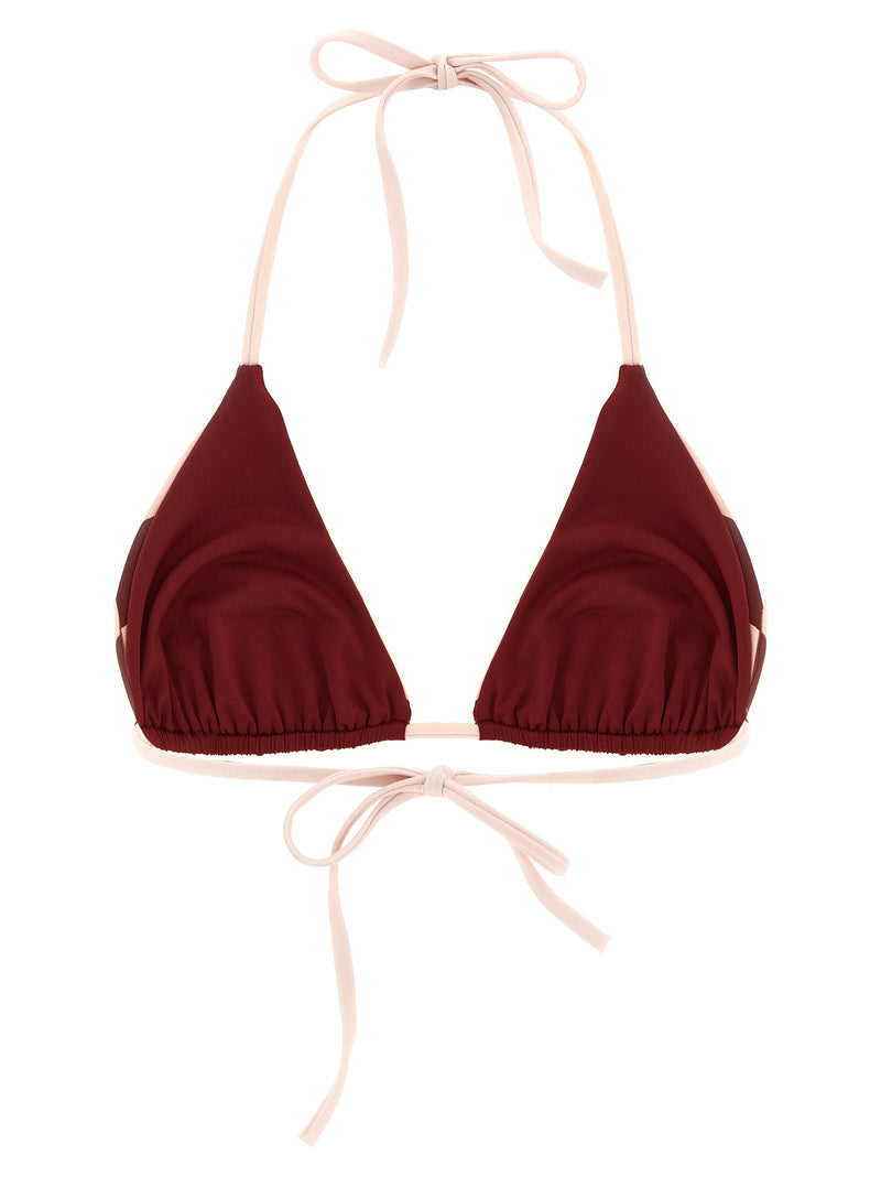 Fendi Bordeaux Polyester Bikini