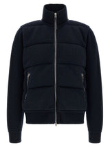 Veste longue Tom Ford en laine vierge bleue