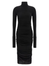 Robe midi en lycra noir Elisabetta Franchi