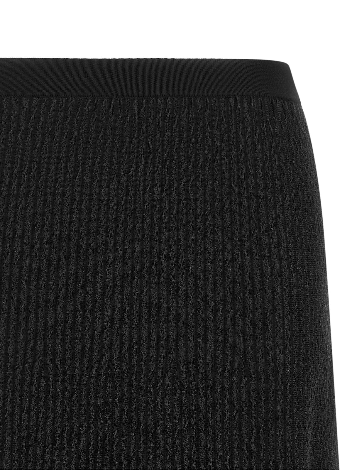 Jupe midi noire en viscose Elisabetta Franchi