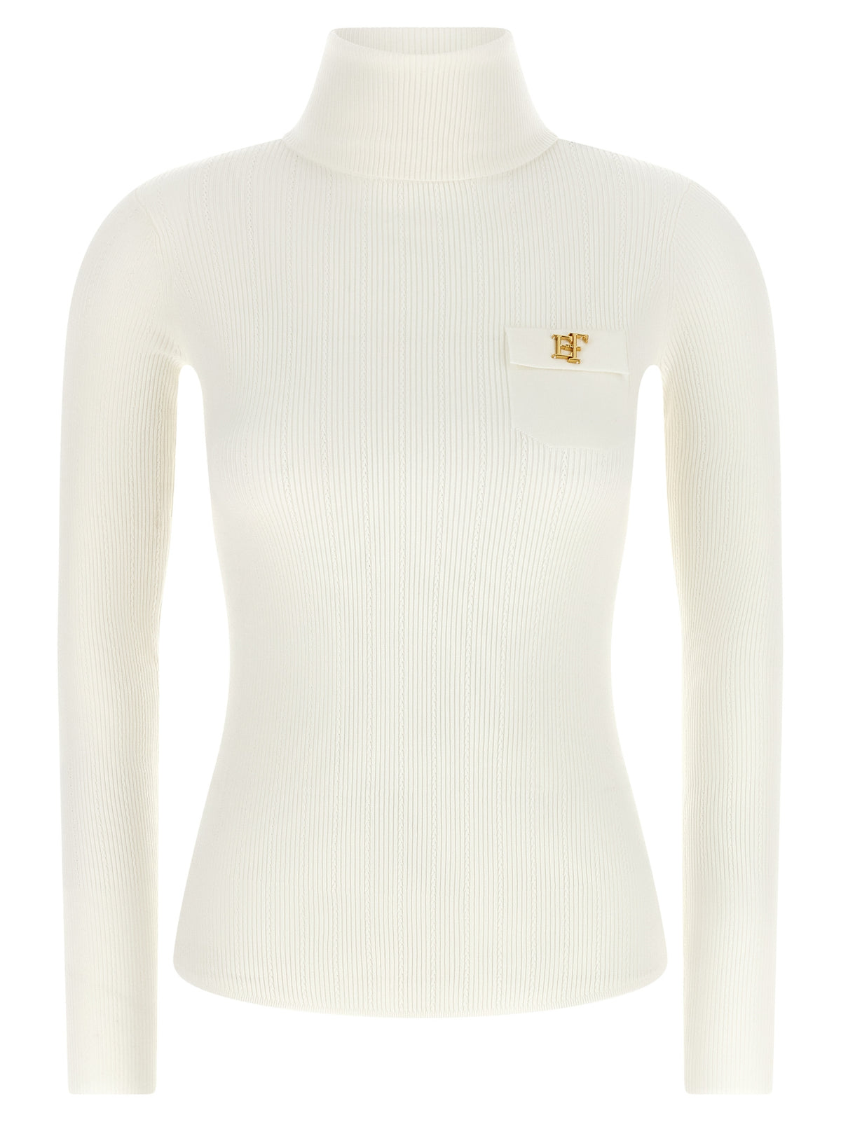 Gilet blanc en lycra Elisabetta Franchi