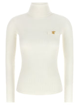 Gilet blanc en lycra Elisabetta Franchi