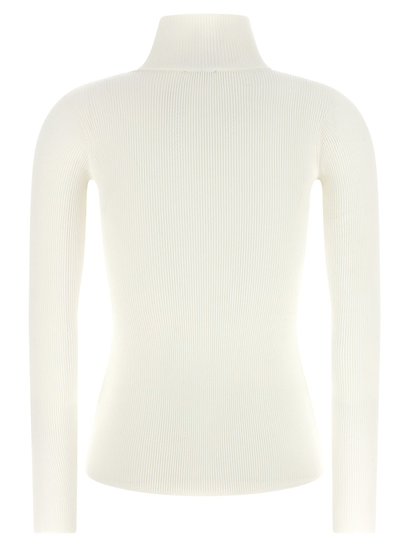 Elisabetta Franchi White Lycra Cardigan